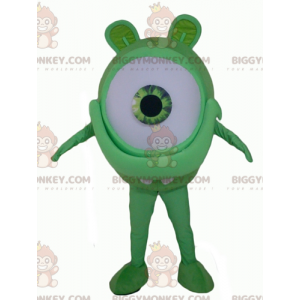 Alien Big Giant Green Eye BIGGYMONKEY™ maskotdräkt -