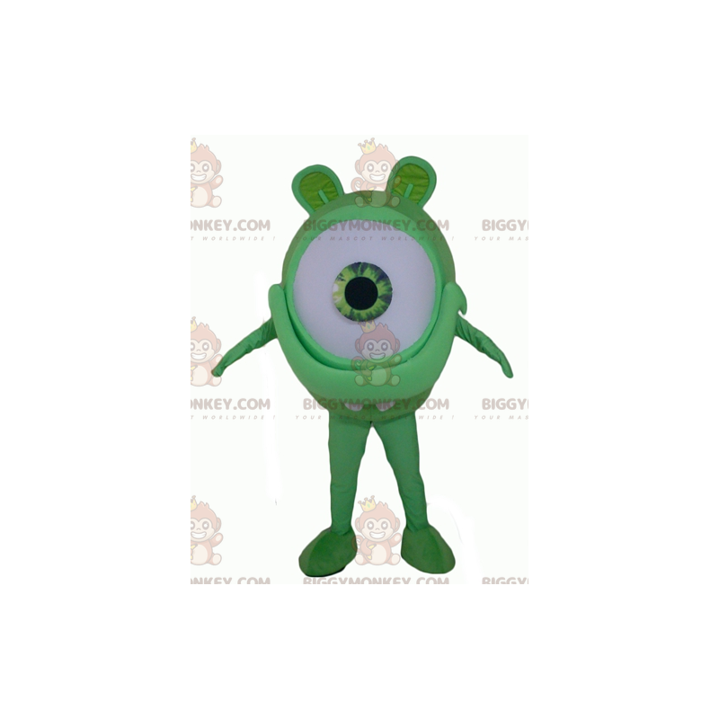 Alien Big Giant Green Eye BIGGYMONKEY™ Mascot Costume -