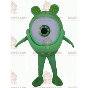 Alien Big Giant Green Eye BIGGYMONKEY™ maskotdräkt - Monster maskot - BIGGYMONKEY_04291 - BiggyMonkey.com