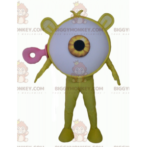 Alien Big Giant Yellow Eye BIGGYMONKEY™ Mascot Costume -