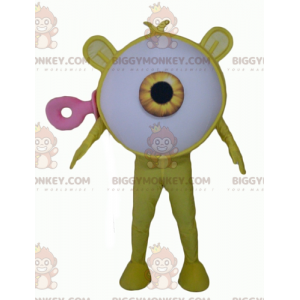 Costume de mascotte BIGGYMONKEY™ de gros œil jaune géant