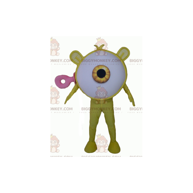 Alien Big Giant Yellow Eye BIGGYMONKEY™ Mascot Costume -