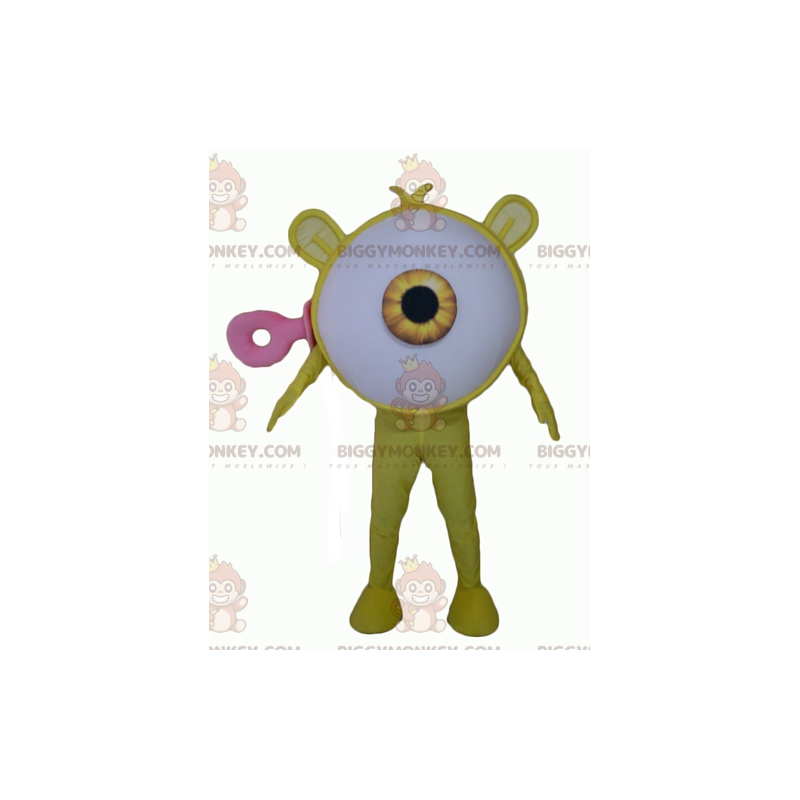 Alien Big Giant Yellow Eye BIGGYMONKEY™ Mascot Costume –