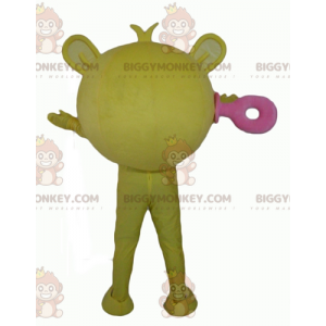 Alien Big Giant Yellow Eye BIGGYMONKEY™ Mascot Costume -