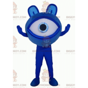 Alien Big Giant Blue Eye BIGGYMONKEY™ maskottiasu -