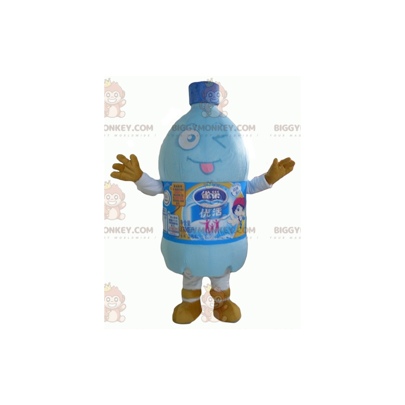 Water Bottle Plastic Bottle BIGGYMONKEY™ Mascot Costume - Water Bottle Plastic Bottle BIGGYMONKEY™ Mascot Costume -
