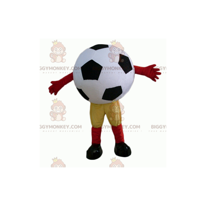 Black and White Giant Soccer Ball BIGGYMONKEY™ Mascot Costume – Black and White Giant Soccer Ball BIGGYMONKEY™ Mascot Costume –