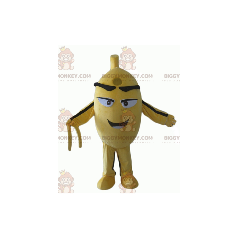 Costume de mascotte BIGGYMONKEY™ d'oiseau de bonhomme jaune et Costume de mascotte BIGGYMONKEY™ d'oiseau de bonhomme jaune et