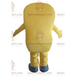 Smiling Giant Yellow Cell Phone BIGGYMONKEY™ Mascot Costume -