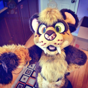 Baby Tiger All Furry BIGGYMONKEY™ Maskotdräkt - BiggyMonkey