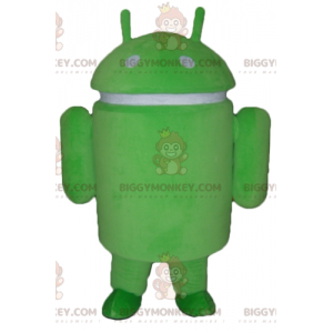 Bugdroid Famous Logo BIGGYMONKEY™ mascottekostuum voor Android-telefoons - Mascottes beroemde mensen - BiggyMonkey.com