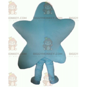 Smiling Giant Blue Star BIGGYMONKEY™ Mascot Costume –