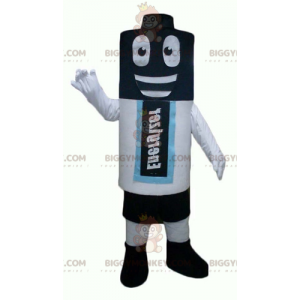 Sort Hvid Blå Giant Stack BIGGYMONKEY™ maskotkostume - Uklassificerede maskoter - BIGGYMONKEY_04309 - BiggyMonkey.com