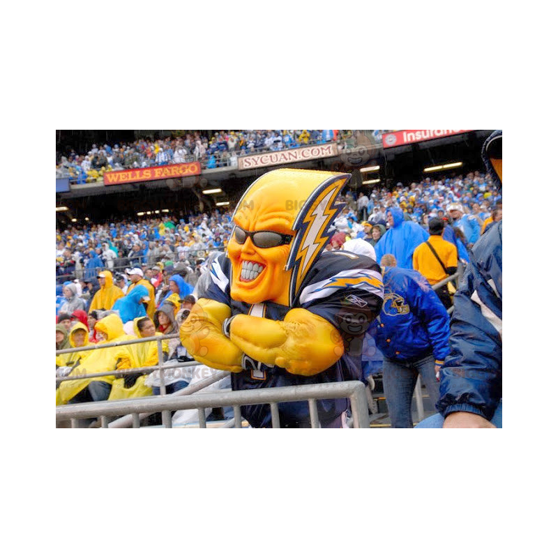 BIGGYMONKEY™ Lightning Bolt Mascot Costume In Sizes L (175180CM)