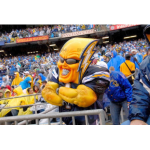 BIGGYMONKEY™ Lightning Bolt Mascot Costume In Sportswear –