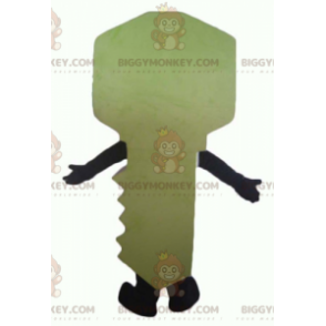 Smiling Giant Yellow Key BIGGYMONKEY™ Mascot Costume -
