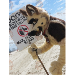 All Furry Wolf Dog BIGGYMONKEY™ maskotdräkt - BiggyMonkey maskot