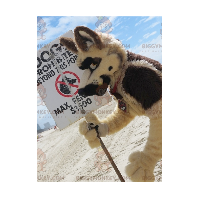 All Furry Wolf Dog BIGGYMONKEY™ Mascot Costume - Biggymonkey.com All Furry Wolf Dog BIGGYMONKEY™ Mascot Costume - Biggymonkey.com