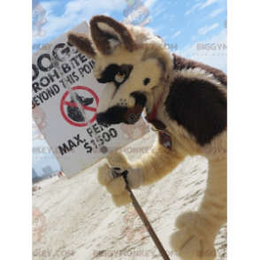 All Furry Wolf Dog BIGGYMONKEY™ maskotdräkt - BiggyMonkey maskot