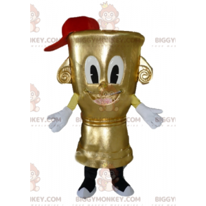 Very Cute and Smiling Candlestick BIGGYMONKEY™ Mascot Costume –
