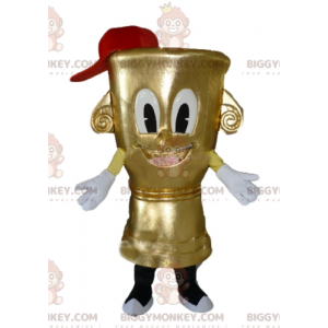 Very Cute and Smiling Candlestick BIGGYMONKEY™ Mascot Costume -