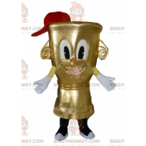 Meget sød og smilende lysestage BIGGYMONKEY™ maskotkostume -