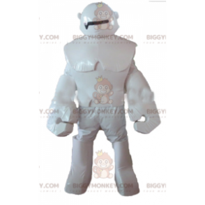 Costume de mascotte BIGGYMONKEY™ de robot de personnage blanc géant de gorille - Mascottes Humaines - BiggyMonkey.com