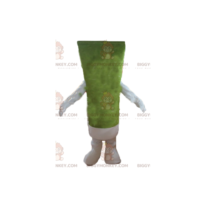 Green Giant Lotion Tandkräm Tube BIGGYMONKEY™ Mascot Costume - Green Giant Lotion Tandkräm Tube BIGGYMONKEY™ Mascot Costume -