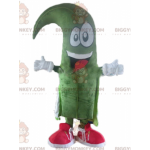 BIGGYMONKEY™ mycket leende grön julgransnögubbemaskotdräkt - Mänskliga maskot - BIGGYMONKEY_04329 - BiggyMonkey.com