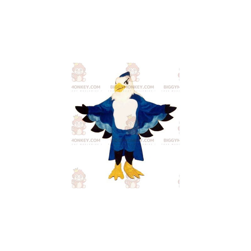 Blå og hvid Eagle BIGGYMONKEY™ maskotkostume - Biggymonkey.com