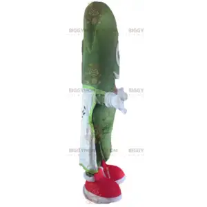 Traje de mascote de boneco de neve de árvore de Natal verde