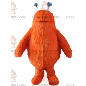 Schattig harig oranje monster BIGGYMONKEY™ mascottekostuum -