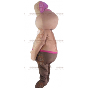 BIGGYMONKEY™ African Boy Sultan Shirtless Mascot Costume -