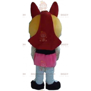 Traje de mascote BIGGYMONKEY™ das Meninas Superpoderosas Loiras