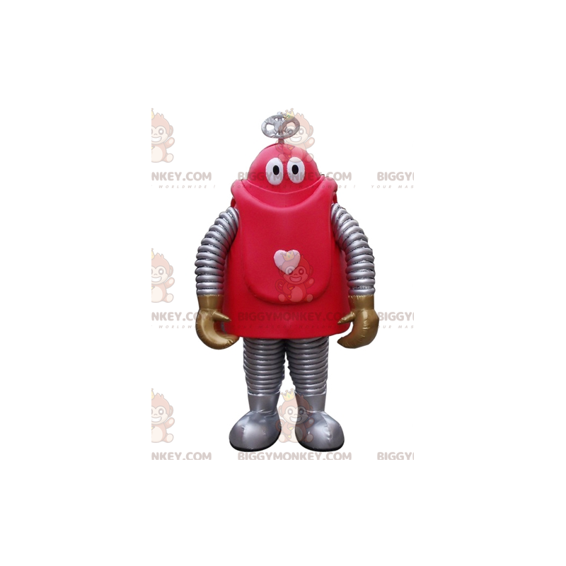 Fantasia de mascote de desenho animado robô BIGGYMONKEY™ Fantasia de mascote de desenho animado robô BIGGYMONKEY™