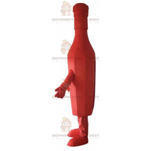 Giant Red Brandy Brandy Bottle BIGGYMONKEY™ Mascot Costume -