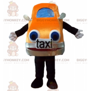 Riesiges BIGGYMONKEY™-Maskottchen-Kostüm für Taxis in Orange