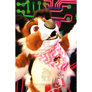 Kostým maskota Hnědobílého psa BIGGYMONKEY™ – Biggymonkey.com