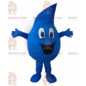 Kæmpe blå vanddråbe BIGGYMONKEY™ maskotkostume - Biggymonkey.com