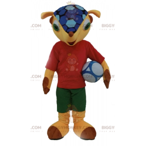 Disfraz de mascota Fuleco Famous World Cup 2014 Armadillo