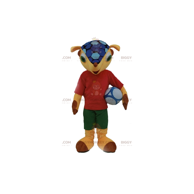 Fuleco Famoso costume da mascotte Armadillo BIGGYMONKEY™ Coppa