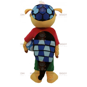 Στολή μασκότ BIGGYMONKEY™ Fuleco διάσημου αρμαδίλου του Παγκοσμίου Κυπέλλου 2014