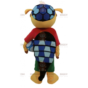 Kostým maskota Fuleco Famous World Cup 2014 Armadillo BIGGYMONKEY™ - Maskoti slavní lidé - BIGGYMONKEY_04352 - BiggyMonkey.com