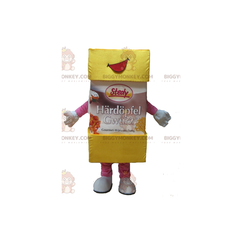 Costume de mascotte BIGGYMONKEY™ de sucre en poudre de sucre