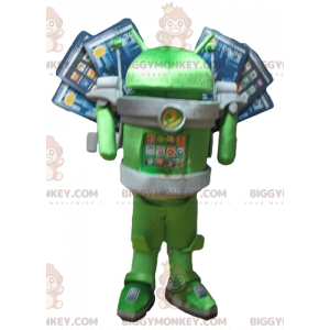 Bugdroid berühmtes Logo BIGGYMONKEY™ Maskottchen-Kostüm für