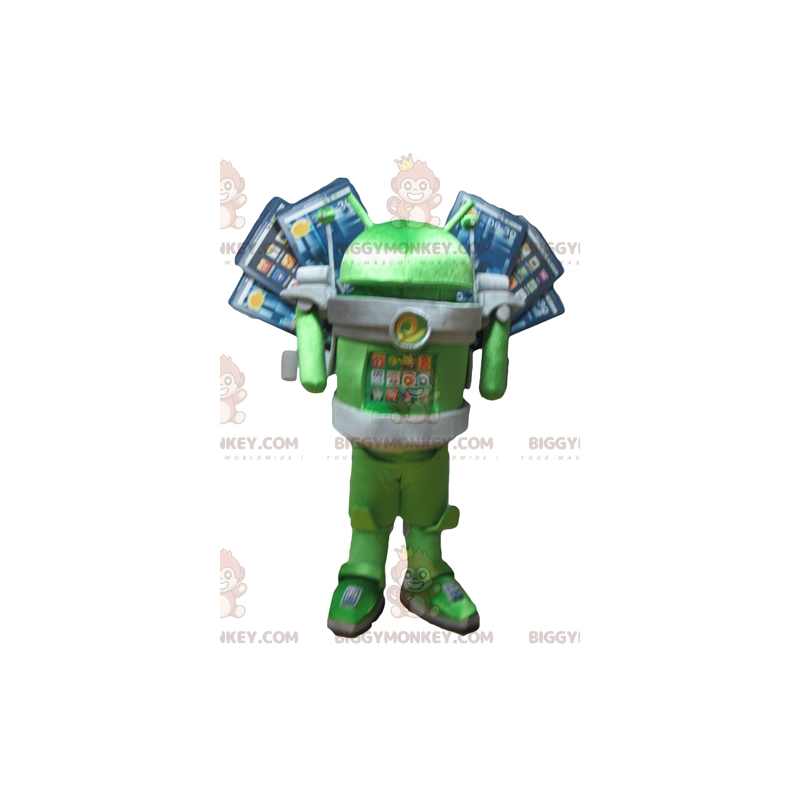 Bugdroid Famous Logo BIGGYMONKEY™ maskotkostume til Bugdroid Famous Logo BIGGYMONKEY™ maskotkostume til