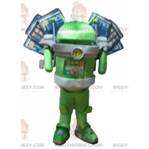 Costume de mascotte BIGGYMONKEY™ de Bugdroid logo des