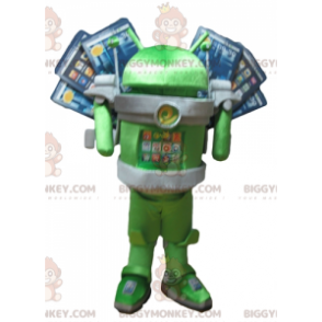 Kostým maskota Bugdroid BIGGYMONKEY™ pro telefony Android –