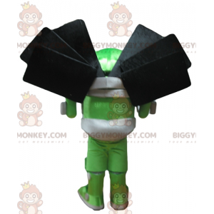 Costume de mascotte BIGGYMONKEY™ de Bugdroid logo des