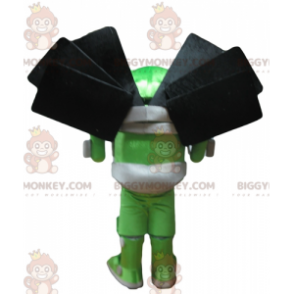 Costume de mascotte BIGGYMONKEY™ de Bugdroid logo des